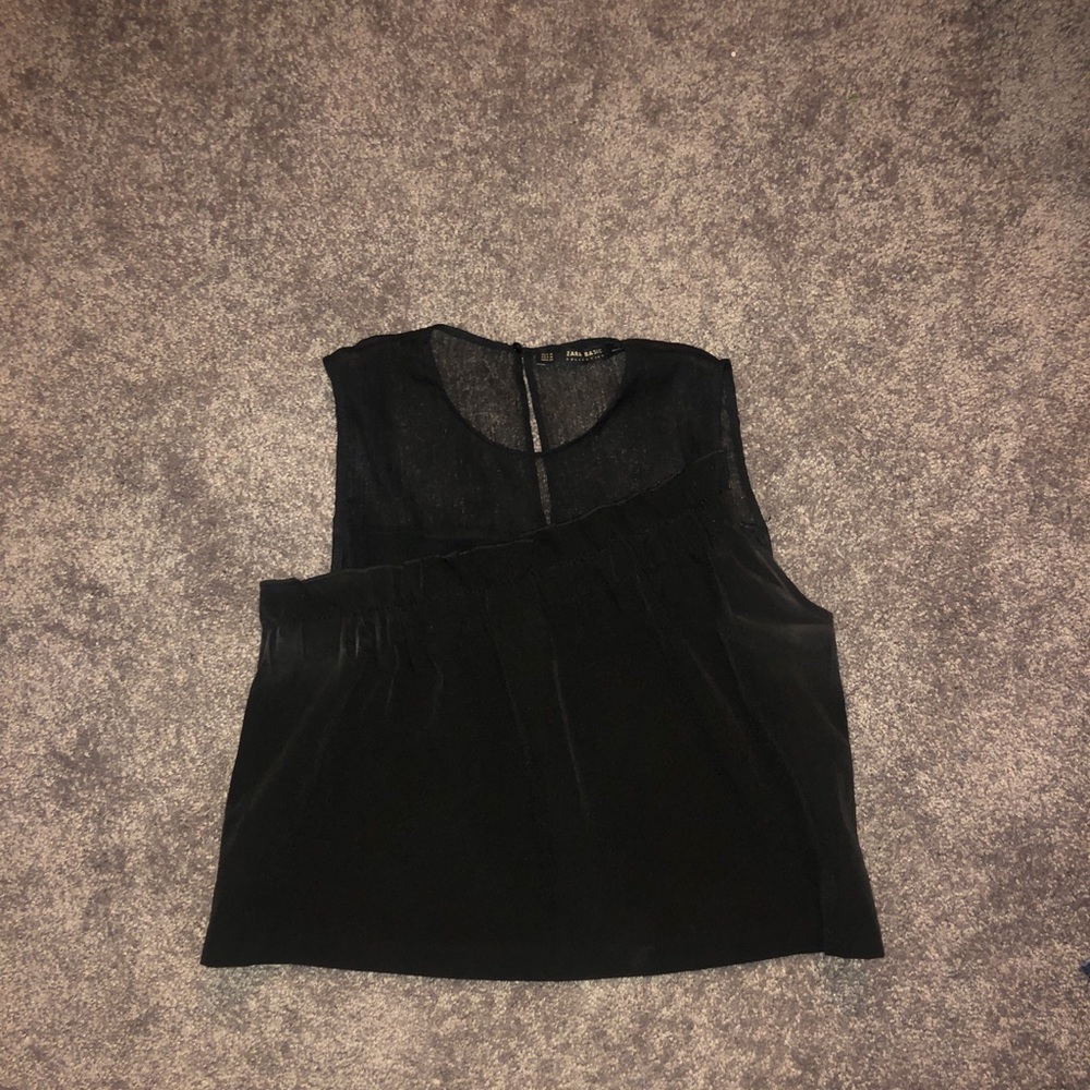 Black Zara tank top
